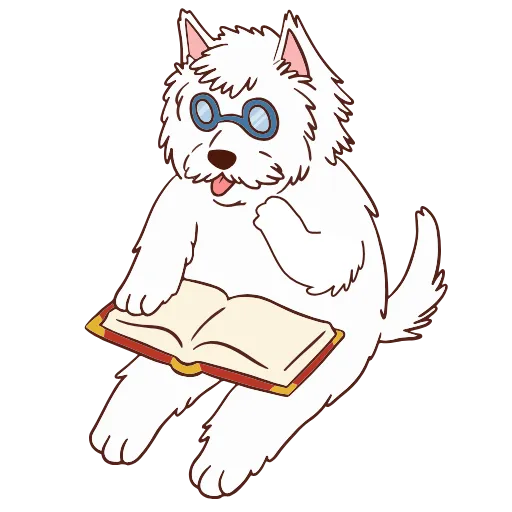 📖 Стикер «Книга лучший друг» для Telegram
