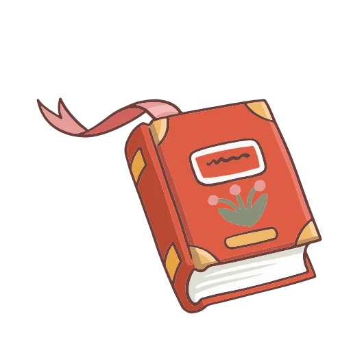📚 Стикер «Книга лучший друг» для Telegram
