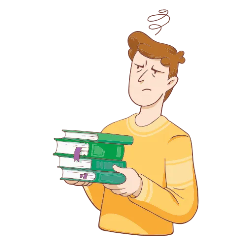 😏 Стикер «Книга лучший друг» для Telegram