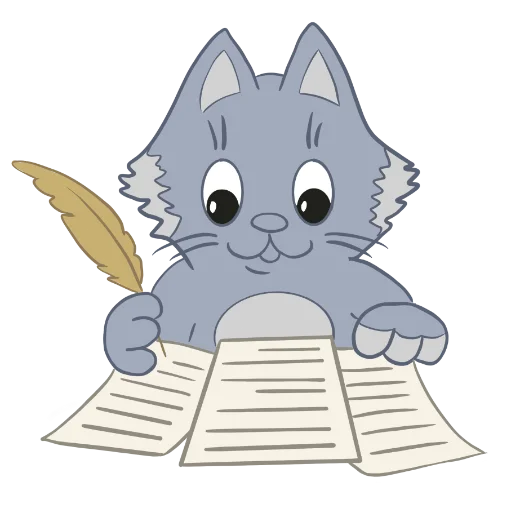 ✍ Стикер «Книга фантиков» для Telegram