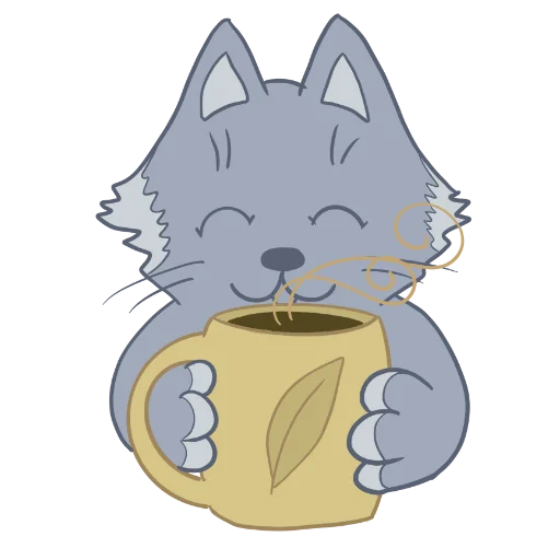 ☕️ Стикер «Книга фантиков» для Telegram