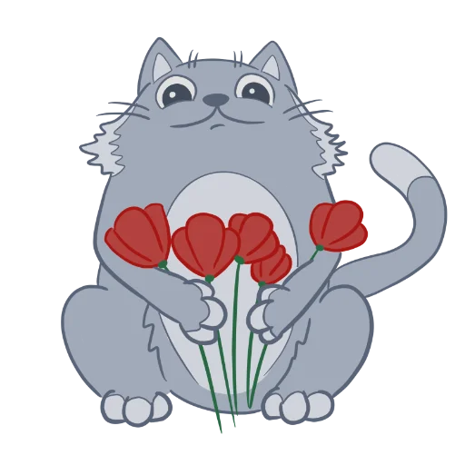 🌷 Стикер «Книга фантиков» для Telegram