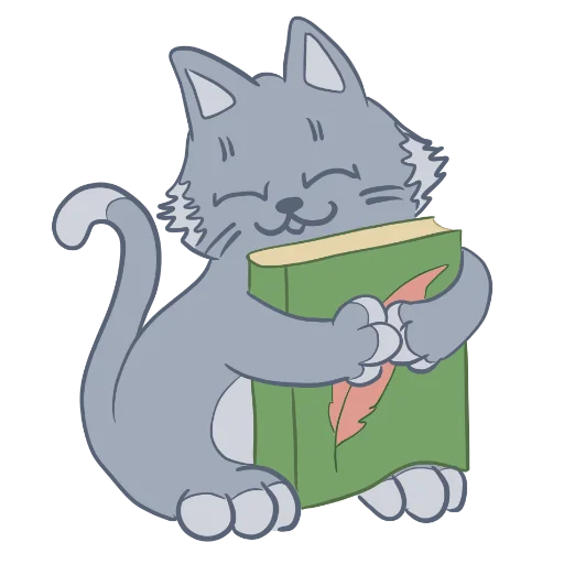 😊 Стикер «Книга фантиков» для Telegram