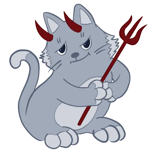 😈 Стикер «Книга фантиков» для Telegram