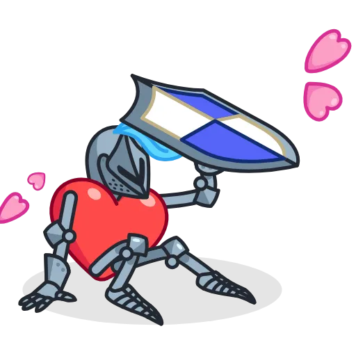 🛡 Стикер «Date Knight» для Telegram