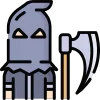 ☠️ Эмодзи «knights - 2» для Telegram