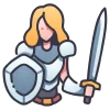 👸 Эмодзи «knights - 2» для Telegram