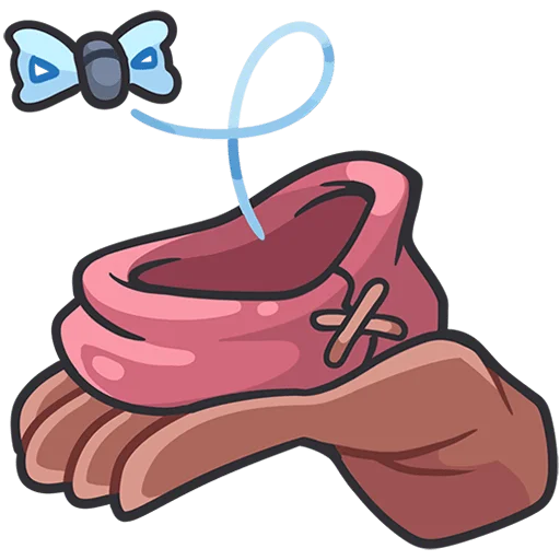 👛 Стикер «Вайлет Без Текста» для Telegram