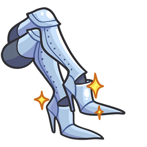👠 Стикер «Вайлет Без Текста» для Telegram