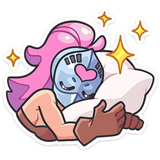 😴 Стикер «Вайлет» для Telegram