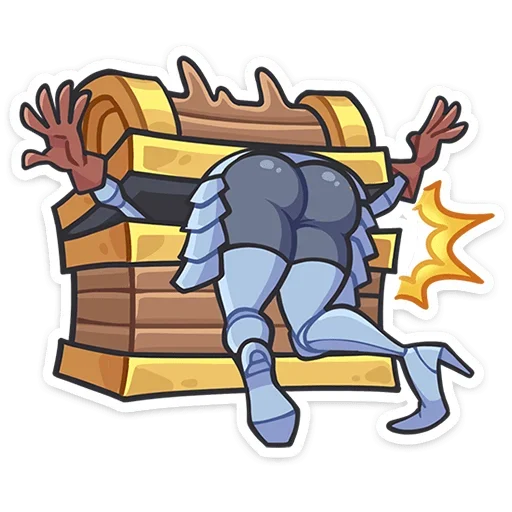 🍑 Стикер «Вайлет» для Telegram