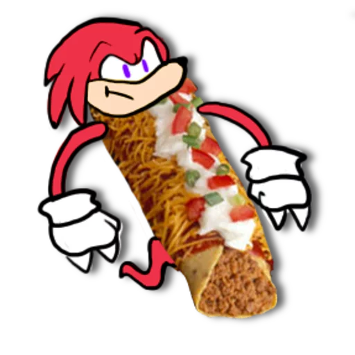 🌮 Стикер «Knock Knock It&;s Knuckles» для Telegram