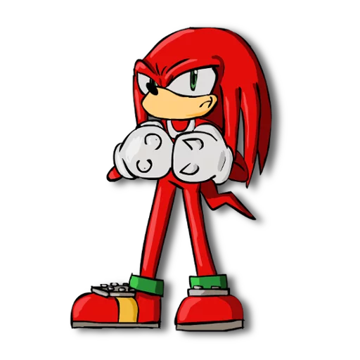 😡 Стикер «Knock Knock It&;s Knuckles» для Telegram