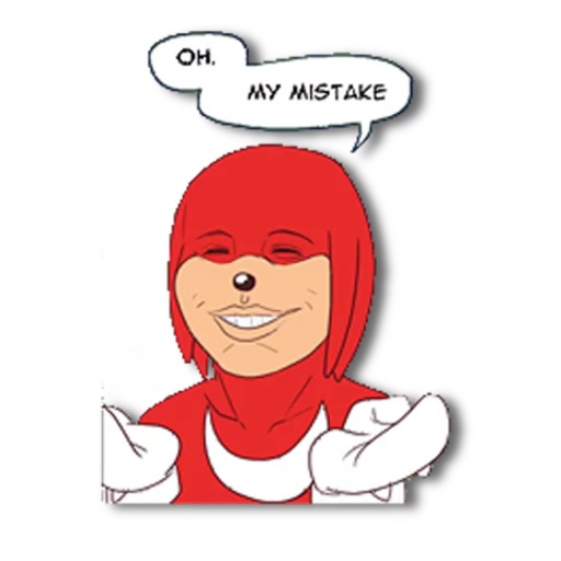 👐 Стикер «Knock Knock It&;s Knuckles» для Telegram