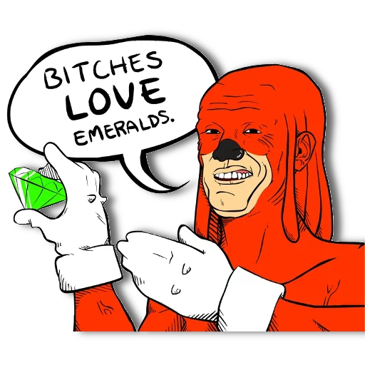 🛑 Стикер «Knock Knock It&;s Knuckles» для Telegram