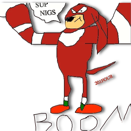 💪 Стикер «Knock Knock It&;s Knuckles» для Telegram