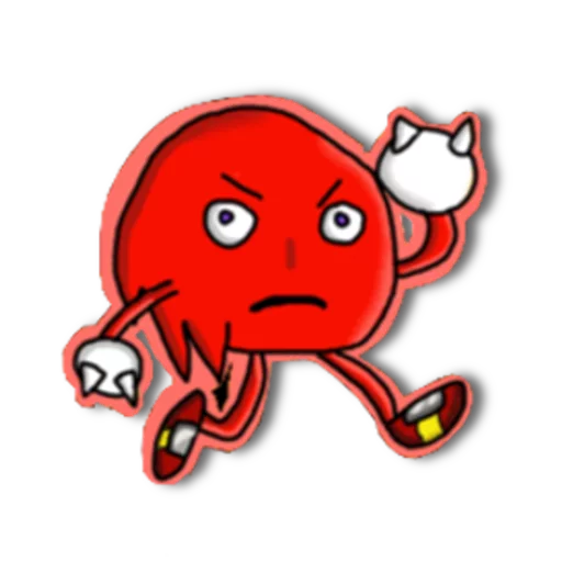 😠 Стикер «Knock Knock It&;s Knuckles» для Telegram