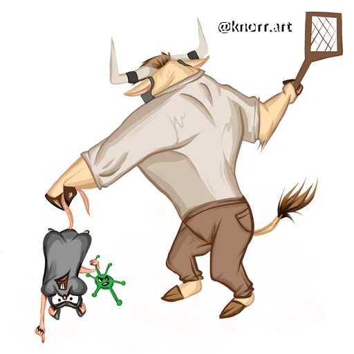 🏌 Стикер «2021» для Telegram