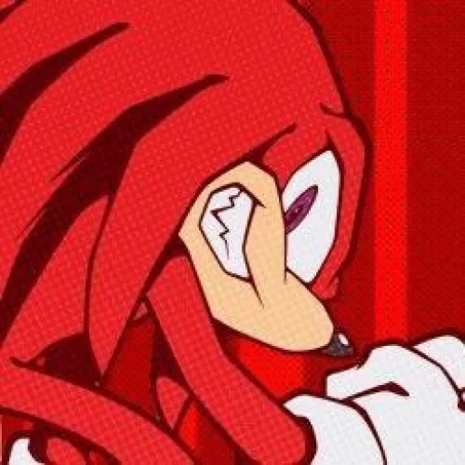 🤩 Стикер «KNUCKLES THE ECHIDNA» для Telegram
