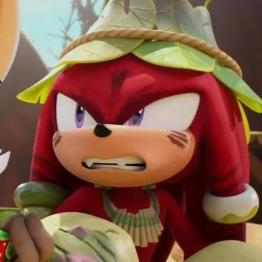 😡 Стикер «KNUCKLES THE ECHIDNA» для Telegram