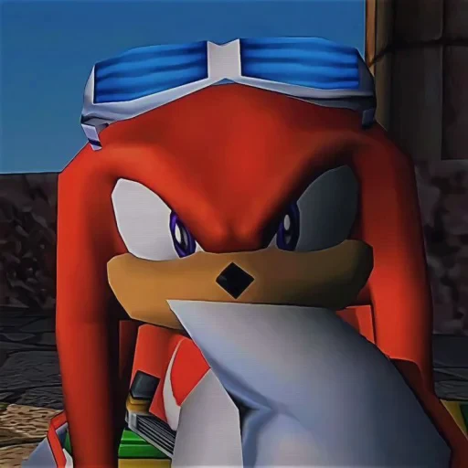 🤩 Стикер «KNUCKLES THE ECHIDNA» для Telegram