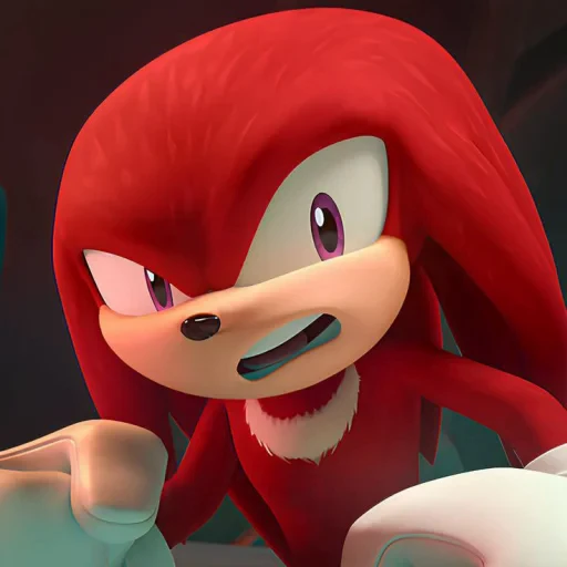 🤩 Стикер «KNUCKLES THE ECHIDNA» для Telegram