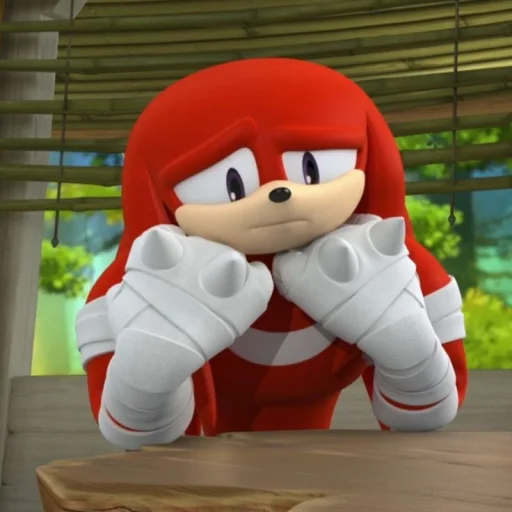 🤩 Стикер «KNUCKLES THE ECHIDNA» для Telegram