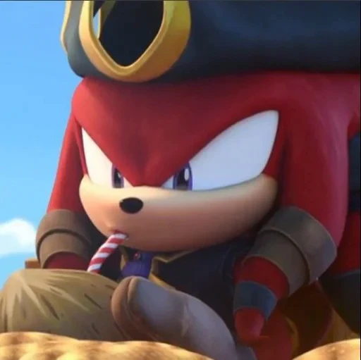 🤩 Стикер «KNUCKLES THE ECHIDNA» для Telegram