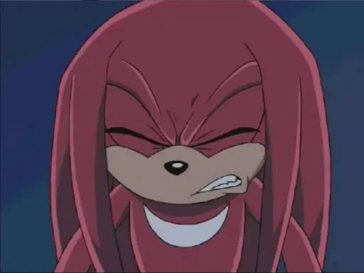 🤩 Стикер «KNUCKLES THE ECHIDNA» для Telegram