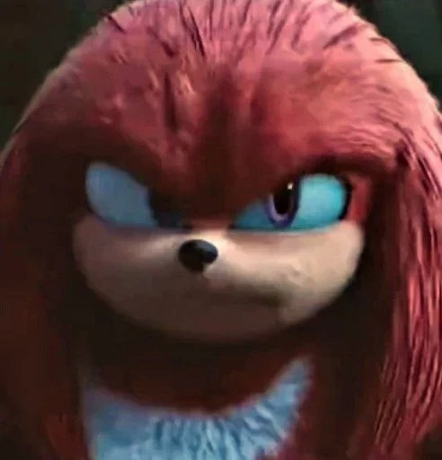 🤩 Стикер «KNUCKLES THE ECHIDNA» для Telegram