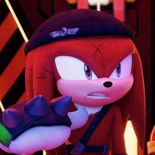 🤩 Стикер «KNUCKLES THE ECHIDNA» для Telegram