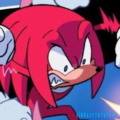 🤩 Стикер «KNUCKLES THE ECHIDNA» для Telegram