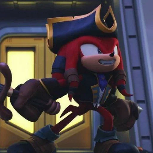 😼 Стикер «KNUCKLES THE ECHIDNA» для Telegram