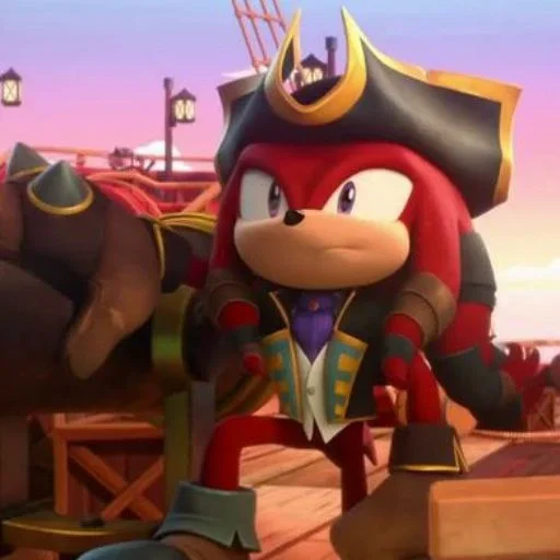 😐 Стикер «KNUCKLES THE ECHIDNA» для Telegram