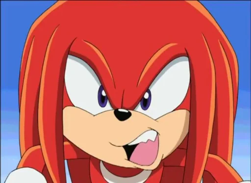 🤩 Стикер «KNUCKLES THE ECHIDNA» для Telegram