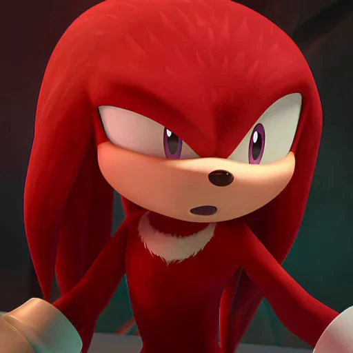 🤩 Стикер «KNUCKLES THE ECHIDNA» для Telegram