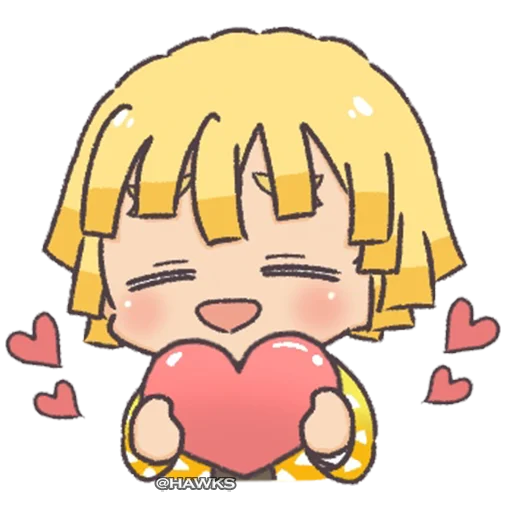 ❤️ Стикер «Demon Slayer Клинок рассекающий демонов» для Telegram