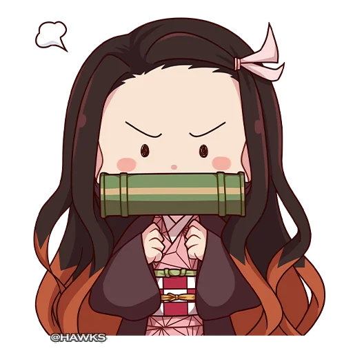 😤 Стикер «Demon Slayer Клинок рассекающий демонов» для Telegram