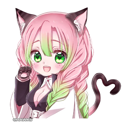 🐱 Стикер «Demon Slayer Клинок рассекающий демонов» для Telegram