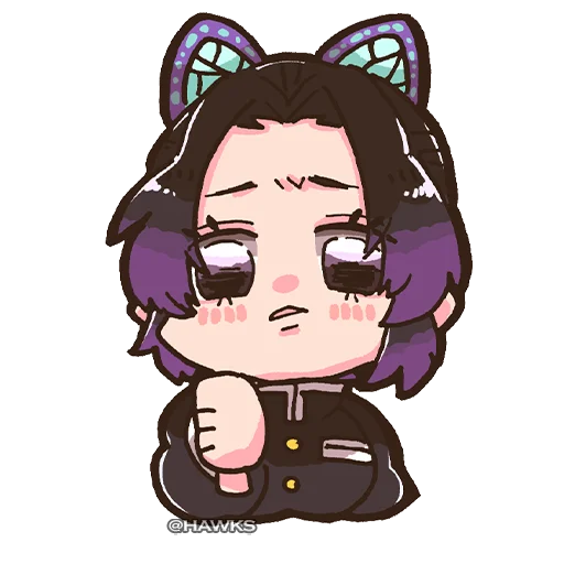 👎 Стикер «Demon Slayer Клинок рассекающий демонов» для Telegram