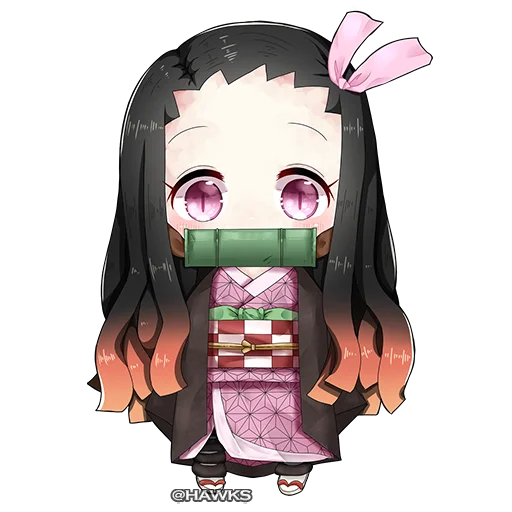 😶 Стикер «Demon Slayer Клинок рассекающий демонов» для Telegram