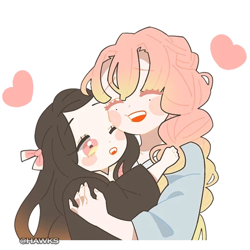 ❤️ Стикер «Demon Slayer Клинок рассекающий демонов» для Telegram