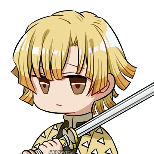 😐 Стикер «Demon Slayer Клинок рассекающий демонов» для Telegram