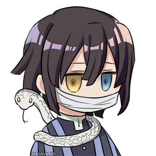 😶 Стикер «Demon Slayer Клинок рассекающий демонов» для Telegram