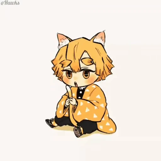 🐱 Стикер «KNY Vid Pack» для Telegram