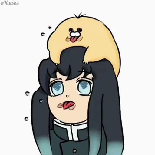 😛 Стикер «KNY Vid Pack» для Telegram