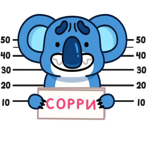 Стикер 8 Коала