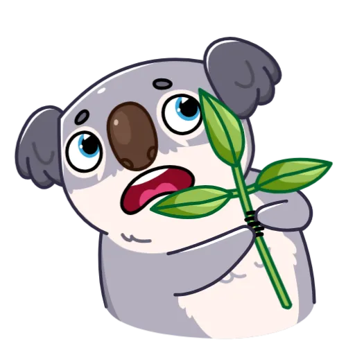 😨 Стикер «Kozy Koala» для Telegram