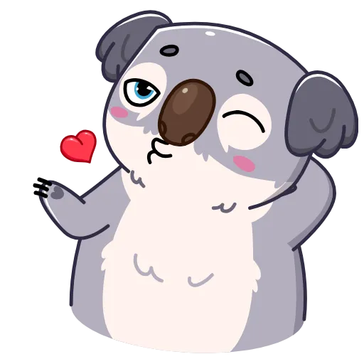 😘 Стикер «Kozy Koala» для Telegram