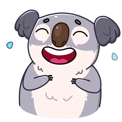 Стикерпак Kozy Koala для Telegram